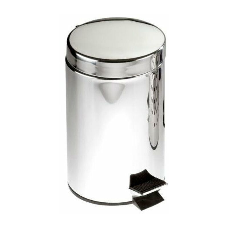 

Cubo de metal brillo 5 litros para baño