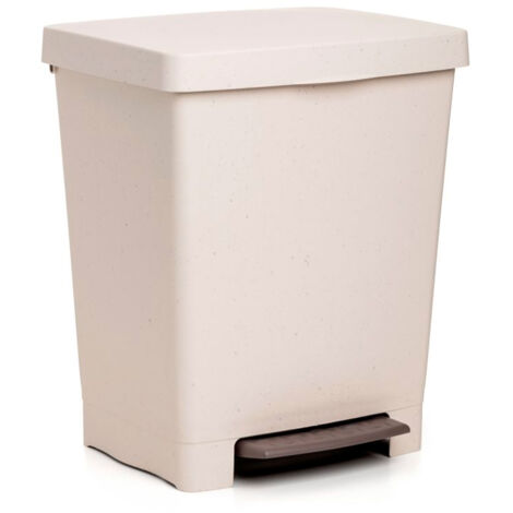 CUBO PEDAL ECOHOME 21 L BEIGE