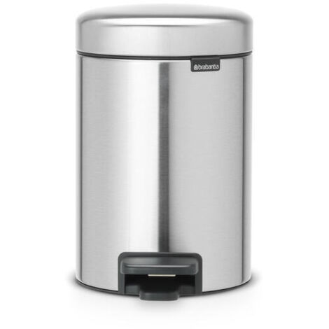 CUBO PEDAL NEW ICON ACERO MATE ANTI-HUELLAS 3 L  - 112164