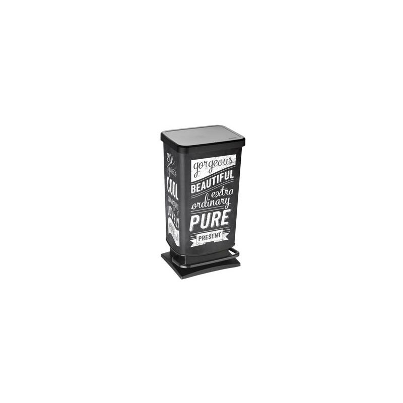 

Cubo Pedal Plástico Decorado 40l Hipster