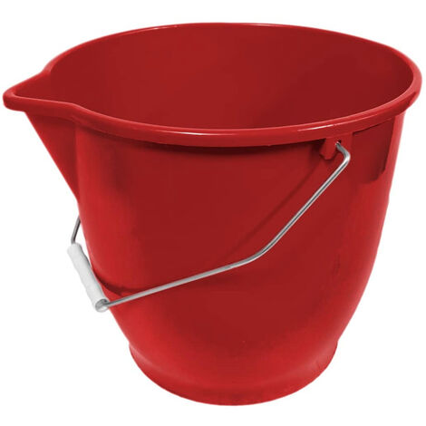 Cubo plastico 13 Litros Rojo