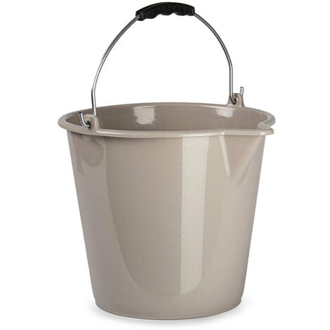 Cubo plastico 9 Litros Beige