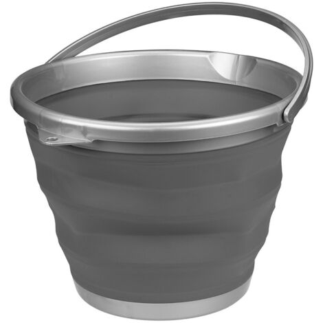 Cubo plegable de 10 litros - Antracita