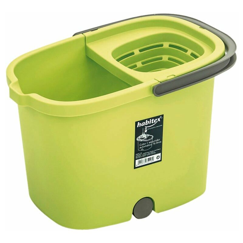 

CUBO REC.C/ESCURRIDOR, 16L. VDE. - Habitex