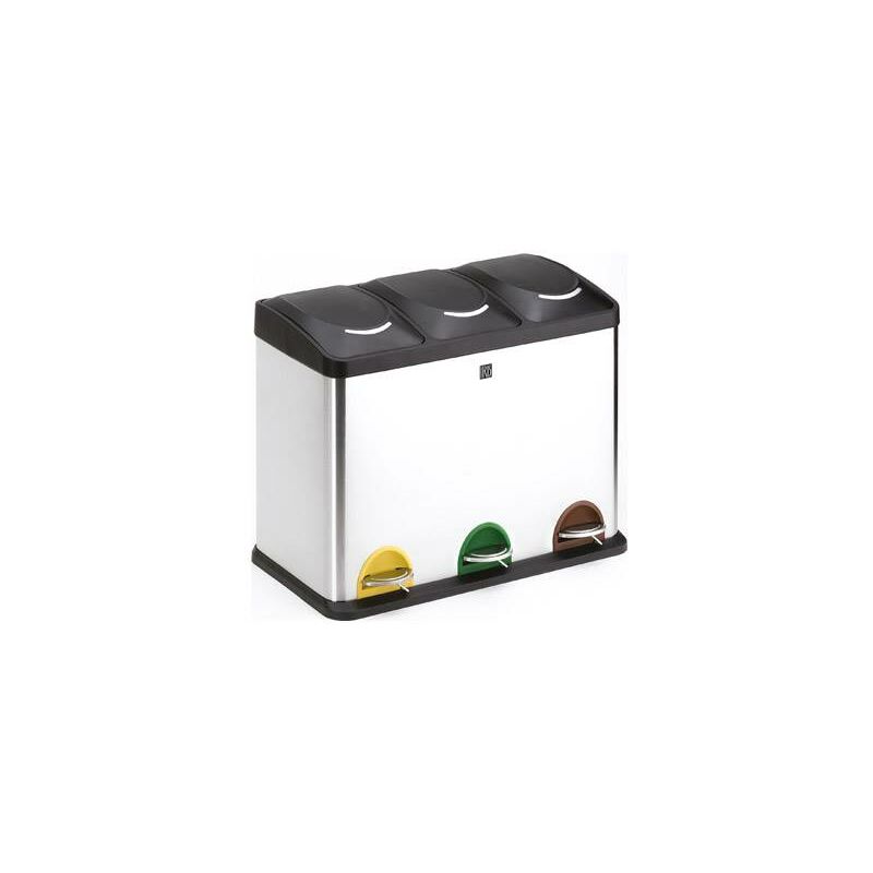 

Cubo Reciclaje 3 Compartimientos 45 L - Iris