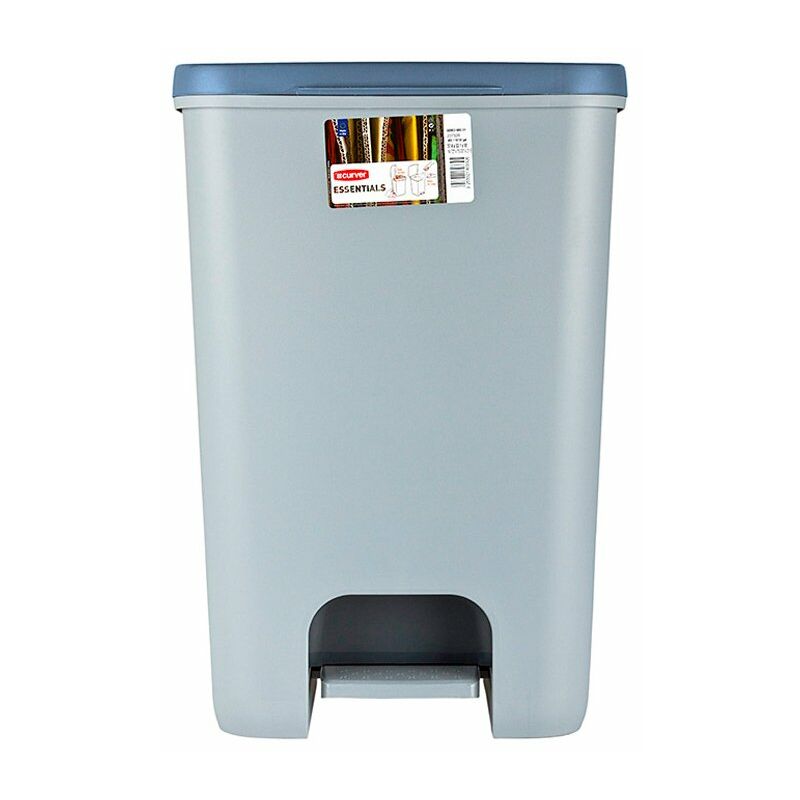 

Cubo de reciclaje con pedal y separador 40L Essentials Curver