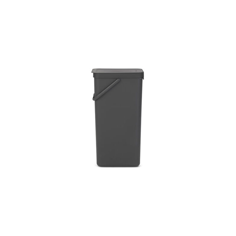 

Cubo Reciclaje Sort & Go Gris 40 L