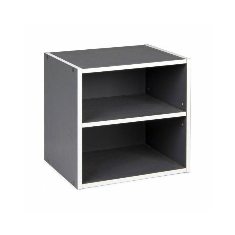 Cube Étagère c Composite Gris