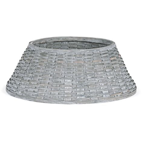 Cubre base árbol de Navidad gris Ø78 cm