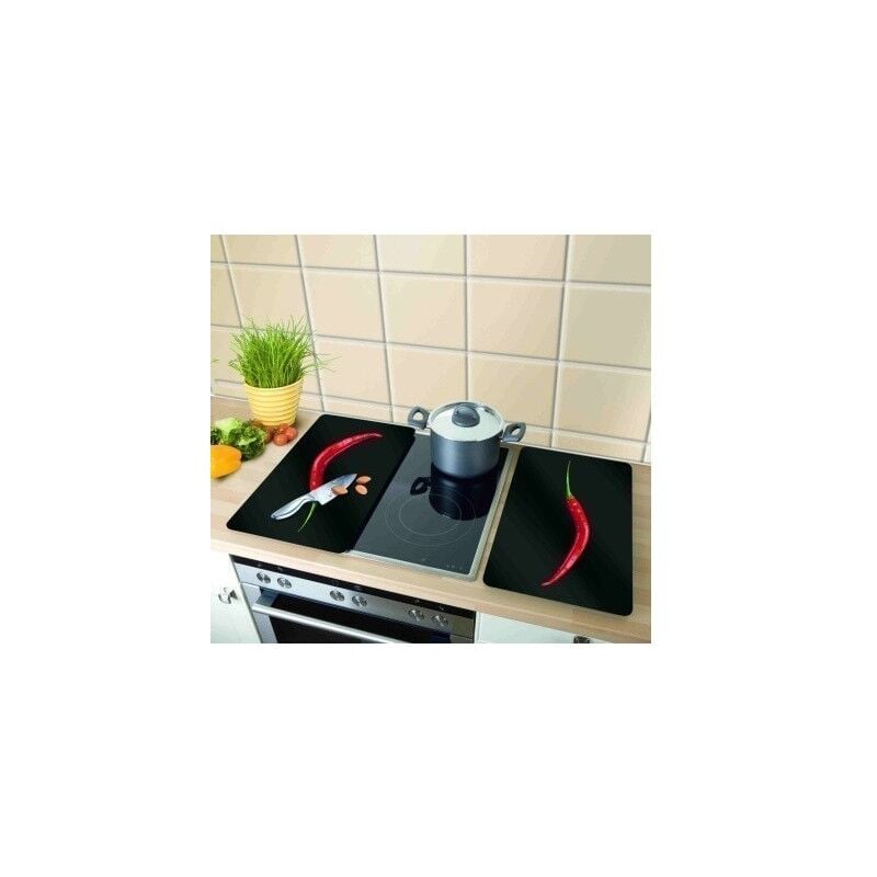 

Tabla Cocina 30X52Cm Proteccion Vitroceramica Vidrio Peperoni - Wenko