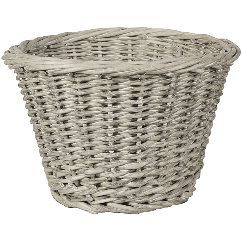 

Cubre maceta Rattan Texas Redondo Gris 21 X 15 cm