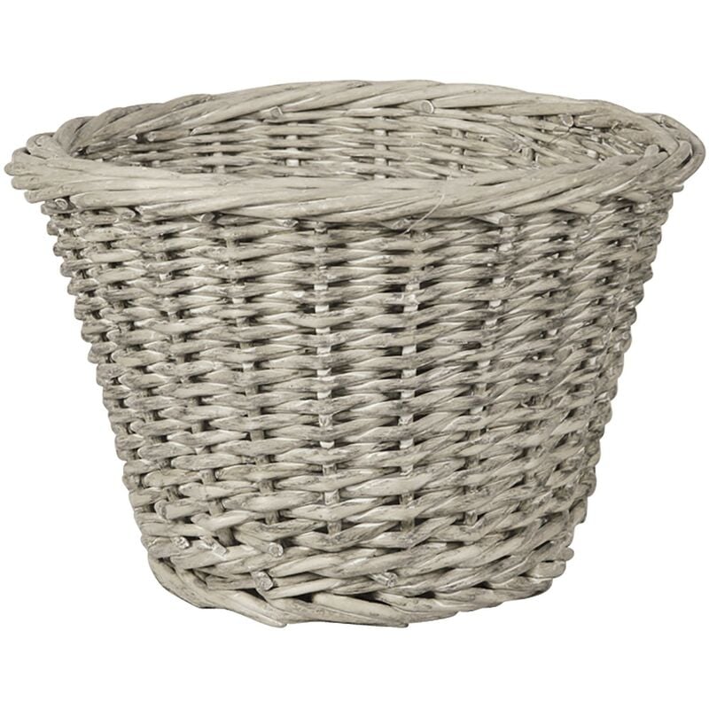 

Cubre maceta Rattan Texas Redondo Gris 26 X 17 cm