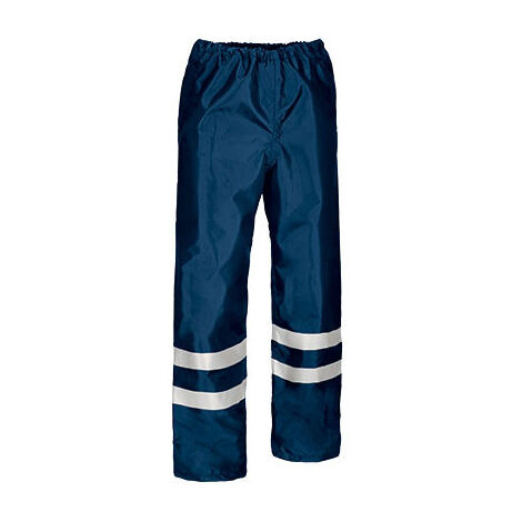 Cubre pantalón impermeable de Visibilidad Realzada VALENTO DONNELLY S Azul marino orión