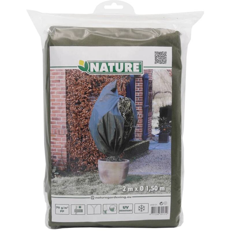 

Funda cubre plantas polar anti-heladas verde 70 g/m² 1,5x2 m - Nature