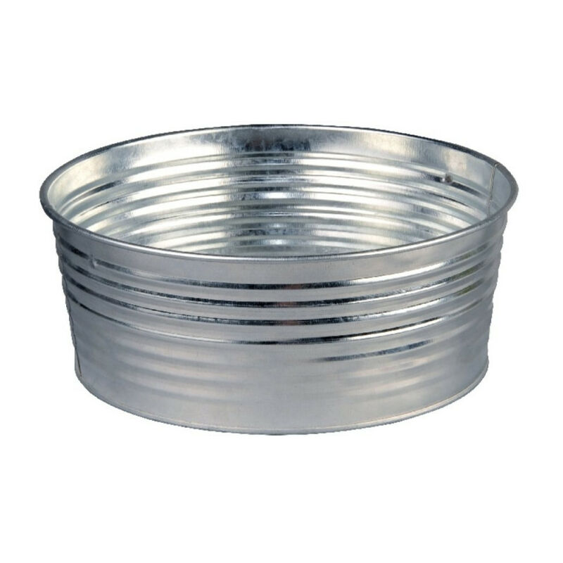 

CUBREMACETA BOWL METAL GALVANIZADO - D20x9cm