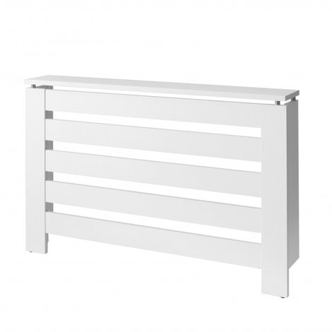 Cubreradiador Victoria 3122 TOPKIT Ancho de 120 cm Cubreradiador grande moderno Blanco