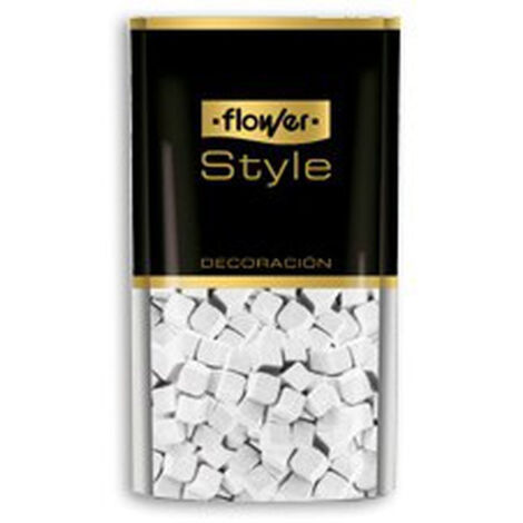 Cubsideco blanc de style fleur, 5 kg