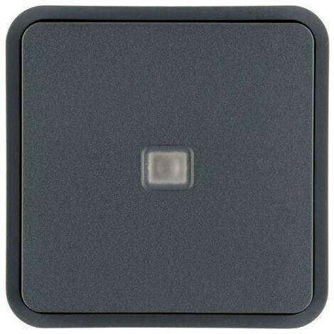 Cubyko 1 touche KNX à voyant coloris gris (WNT912)