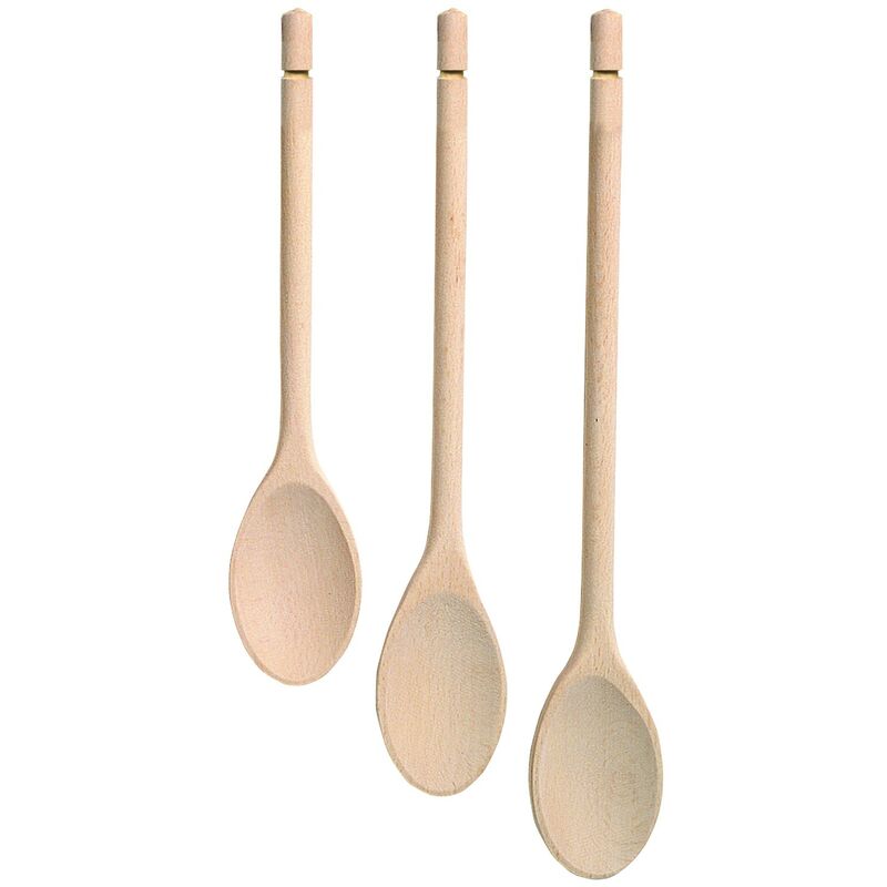 Image of Set 3 cucchiai mestoli in legno di faggio