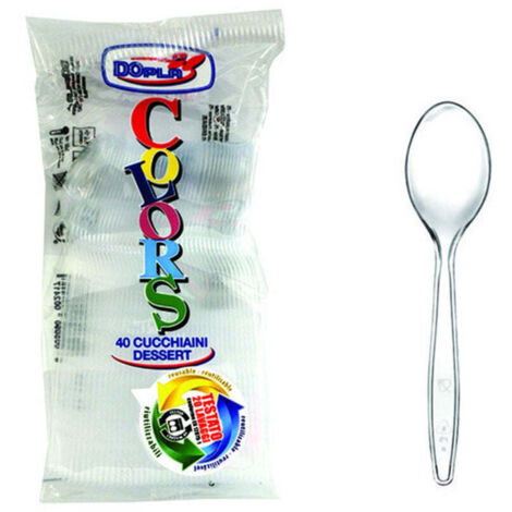 Cucchiaini trasparenti pz.40 - 30 cf