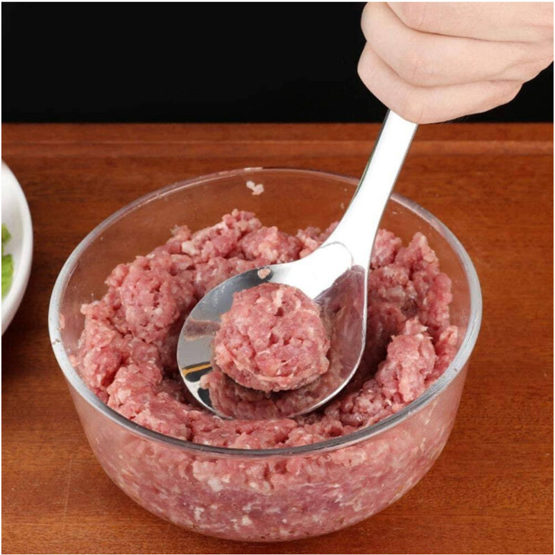 Cucchiaio Per Polpette Antiaderente Utensile Da Cucina Stampo In Acciaio Inox - - Trade Shop Traesio
