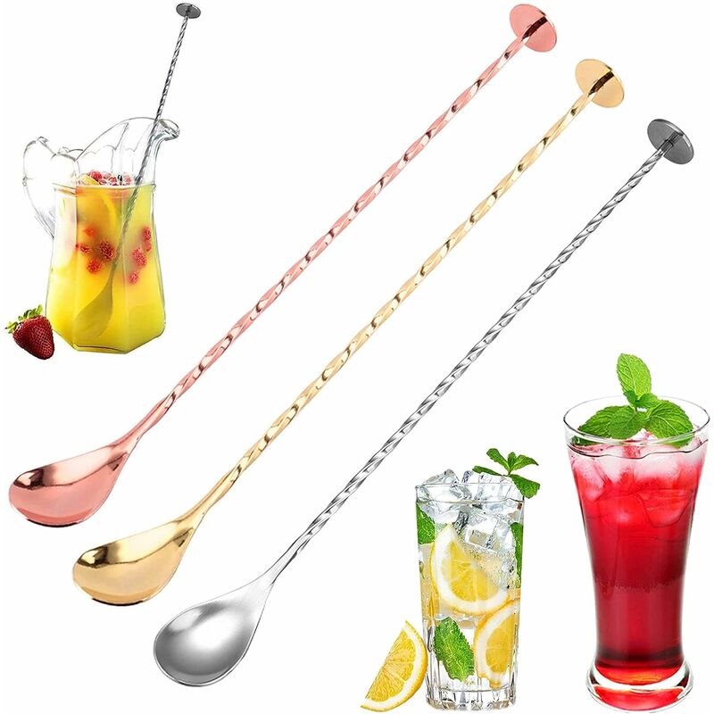 Cucchiaio da cocktail da 3 pezzi Cucchiaio da