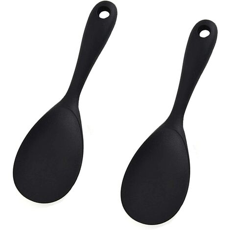 purè di patate o altro Set di 2 cucchiaini in silicone per riso verde ideali per riso resistenti al calore antiaderenti 