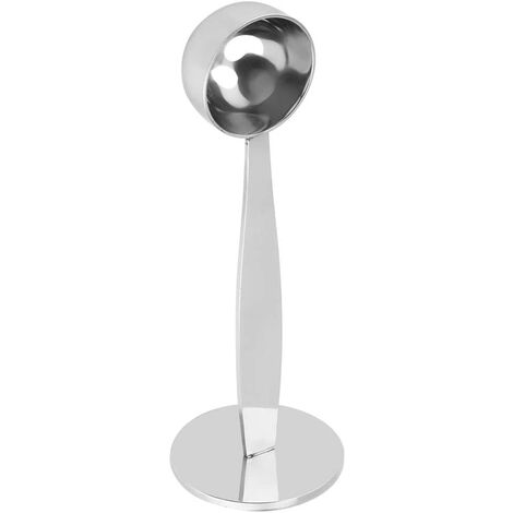 frutta in polvere latte in polvere 1 cucchiaio lungo manico in acciaio inox per caffè POEFT 2 misurini da caffè da 15 ml 