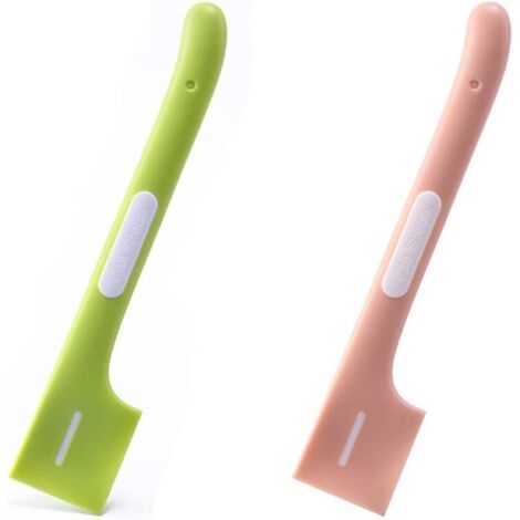 Cucchiaio per cibo per animali domestici, paletta per cibo per cani, paletta per cibo per cani, paletta per cibo per gatti, 2 pezzi (cucchiaio per conserve) (rosa+verde)