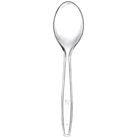 Cucchiaio Trasparente Pz 50 Re-Usable Dopla