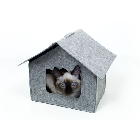 Cuccia Con Cuscino Per Animali Domestici Modello Casa Dolce Casa
