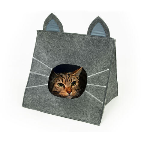 Cuccia Con Cuscino Per Animali Domestici Modello Micio