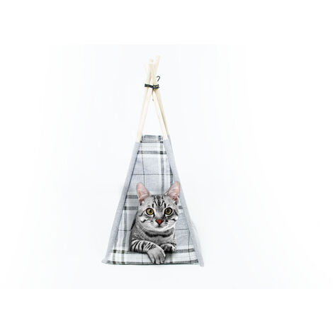 Cuccia Con Cuscino Per Animali Domestici Modello Tenda Componibile