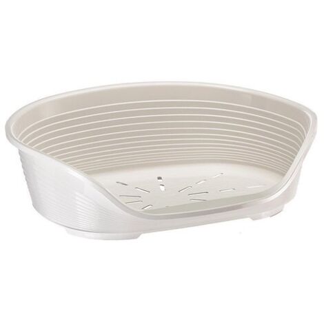 cuccia da interno per cani e gatti "siesta deluxe 8" bianco - ferplast