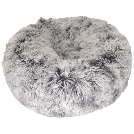 Cuccia grigio 50 x 25 cm: Cuccetta Ciambella morbida e imbottita grigio modello Poilu Bobby per cani e gatti