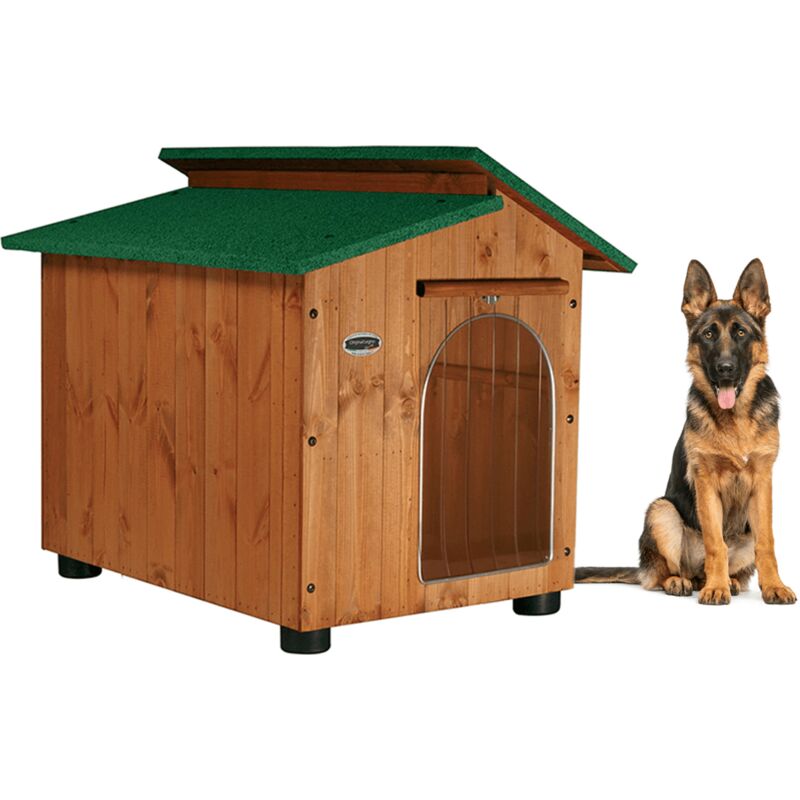 Original Legno Italia Cuccia In Legno Per Cani Da Esterno Tendina O...