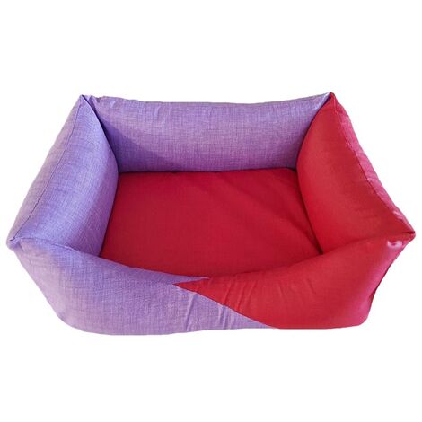 Cuccia in teflon per cani waterproof medora purple red cm 70