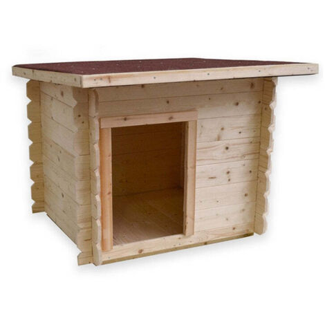 Cuccia Lilly in Legno con Pavimento Alce 98x77 cm