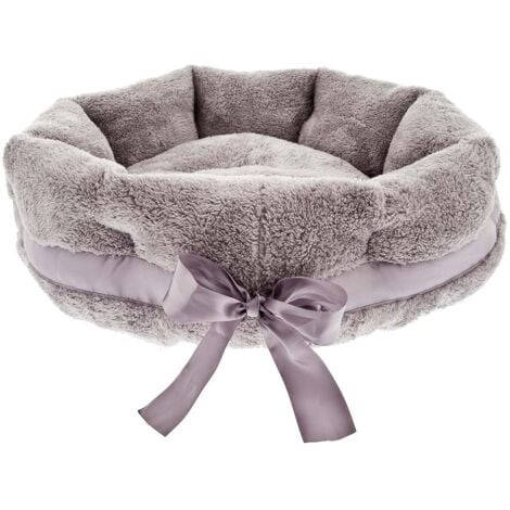 Relaxdays Casa per Gatti, Cuccia Morbida e Pieghevole, per Mici e Cani  Piccoli, HLP 44x48x45 cm, Casetta da Interno, Blu