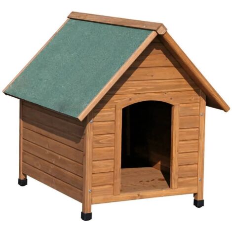 Cuccia per Cani 85x73x80 cm Marrone e Verde 82394 Kerbl