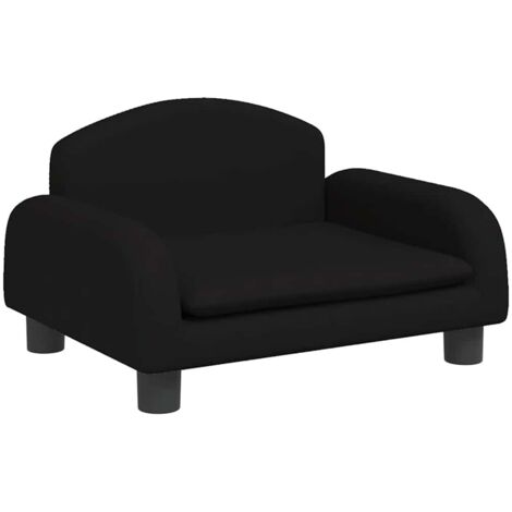 Cuccia per cani comodo divano 50 x 40 x 30 cm tessuto nero 020042681