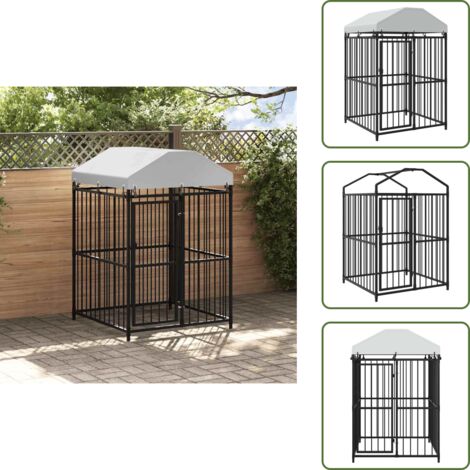 Cuccia per cani da esterno - vidaXL Canile da Esterno con Tetto 120x120x150 cm - Cuccia con tetto