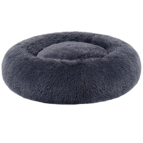 Cuccia per cani e gatti morbida 60 cm grigio scuro 120001122