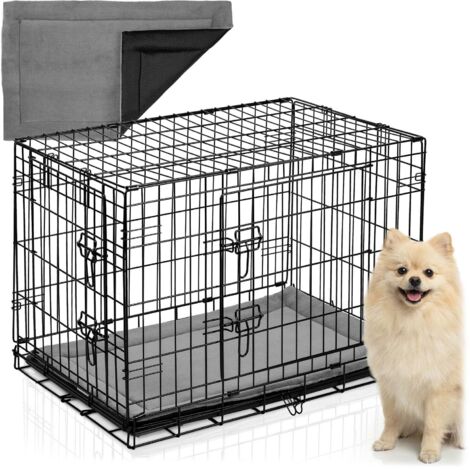 Cuccia per cani in metallo + letto 75 x 45 x 54 cm PH-200