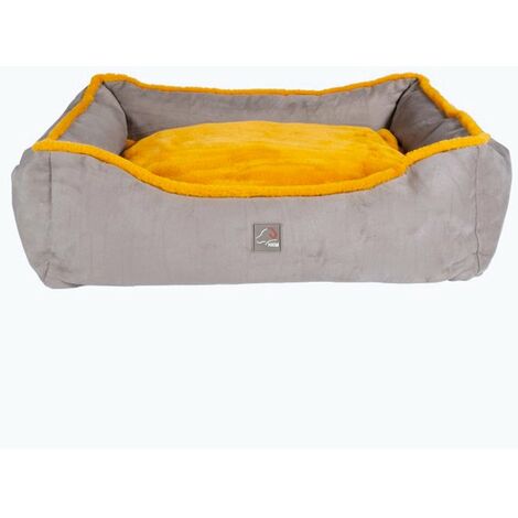 Cuccia per cani sfoderabile modello Anam Cara Comfort: S, talpa/giallo oro 2941