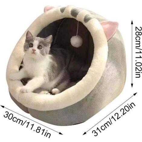 Cuccia per gatti - Tappetino lavabile a forma di grotta, cuccia/nido per gatti da interno, cuccia a grotta per gatti, comoda cuccia per gatti, cesto per gatti, cuccia per gatti da interno