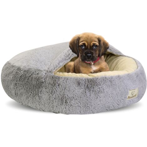 Cuccia soffice per cani, 60 cm, grigio chiaro