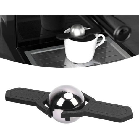Cuchara de acero inoxidable para café helado [Reutilizable] [Acero inoxidable] [38 mm de diámetro] [90 g] [Incluye soporte]