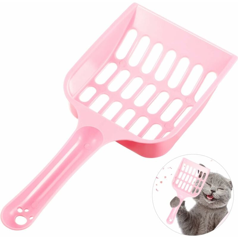 

Cuchara de arena para gatos de plástico Cuchara para arena para gatos Cuchara para arena para mascotas Pantalla para arena para mascotas para limpiar