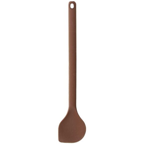 Cuchara de cocina de silicona 28cm marrón ORION 140137